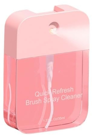 Soelegant Makeup Brush Cleaner Spray, Makeup Brush Liquid Cleanser Mist, Make Up Brush Cleansers Solution, Sponge Shampoo, Powder Puff Cleaner, Deep Clean Brush Shampoo, Gentle Formula, Quick Dry