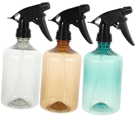 ibasenice 3stücke Sprühflasche Leichte Gießkanne Für Pflanzen Nachfüllbar Mit Einstellbarer Düse Für Blumen Sukkulenten Und Gartenpflege