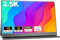 COOLHOOD 2.5K Portable Monitor, 500 Nits 150% sRGB 2560x1440 QHD IPS 15.6 Eye Care HDR Display USB-C HDMI External Second Screen w/Smart Case for Mac Laptop Phone PC PS4/5 Xbox Game Console