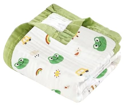 Generico Coperta In Mussola,Piumino Per E Bambini | Trapunta Leggera Traspirante Con Motivi Cartoni Animati Tessuto Morbido Per Viaggi E Momenti Di Gioco