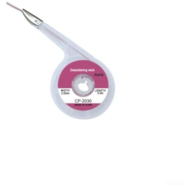 Efficace treccia dissaldante progettata per un rapido assorbimento della saldatura durante le riparazioni (2,0 mm)