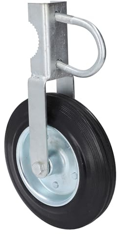 Roles, heavy duty rollers with a 6-inch universal function, stable steel construction for torr role farm and garden gates, low wear, for fence assembly and farm equipment (silver)