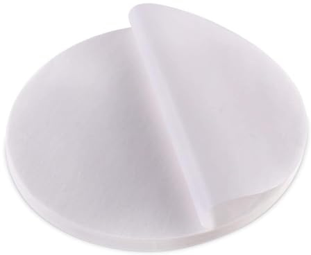 600 x 12cm Diameter Non-Stick Paper for Burger and Hamburger Press - White