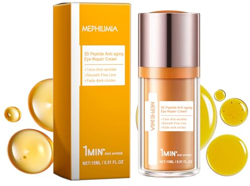 MEPHILIMIA Peptid anti-aging ögonkräm Revive ögonserum med tokoferol kollagen koncentrerat anti-aging-serum åtstramande effekt och hyaluronsyra för svullna påsar, fina linjer, rynkor