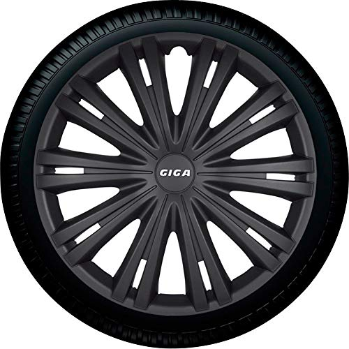 AutoStyle GIGA 14 MattNero Set 4 Pezzi Copricerchio Giga 14 Nero Opaco
