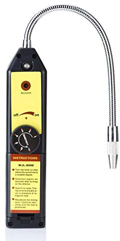 Refrigerant Freon Leak Detector with Indicator Light, and Halogen Gas Leakage Tester for HFCs CFCs CFCs Halogen R134a R410a R22a Air Condition HVAC