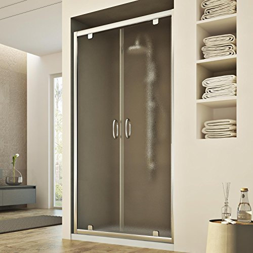 Porte Douche 110CM H185 granité C modèle Sintesi 2 Portillons