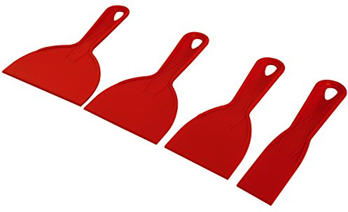 Fartools 4 Couteaux à enduire, Rouge