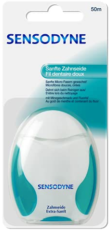 Sensodyne Zahnseide extra sanft, mit Minzgeschmack und Fluorid, 1x50m