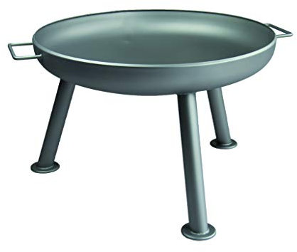 VEIKIN DESIGN Edelstahl Feuerschale 80 cm, Feuerstelle, Premium-Qualität 100% Edelstahl!