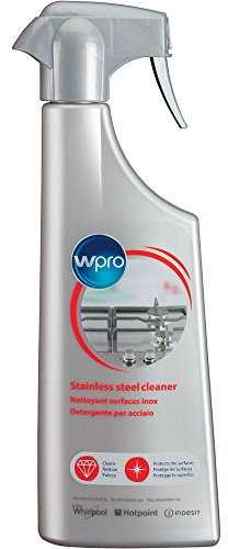 Wpro ssc212 – Spray pour four et cuisinière Accessoires/polissage pour acier inoxydable/Pour Toutes Les surfaces inox/Idéal pour nettoyer et polir/500 ml