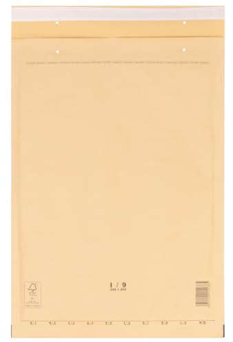 verpacking Luftpolstertaschen 320 x 455 mm Braun I9 [Größe und Stückzahl wählbar] selbstklebend geeignet für DIN A3 Versandtaschen mit Luftpolster 200 Stück