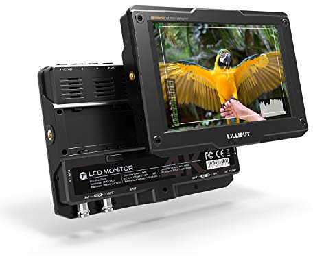 Lilliput H7s 7 Zoll 3G-SDI 1800cd/㎡ On-Camera Field Monitor 4K HDMI Input Output 1920x1200 IPS 3D Lut Top Broadcast Kamera SDI Monitor (Keine Batterie, Keine Stromversorgung)
