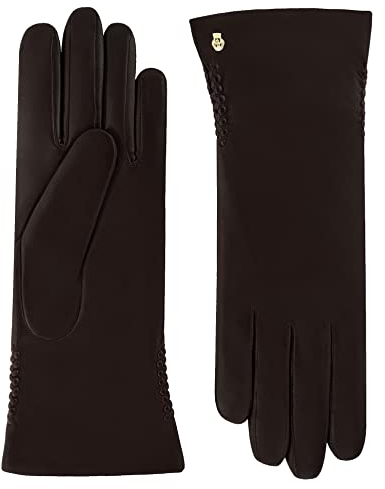 Roeckl Damen Regina Lederhandschuhe, Mocca, 6