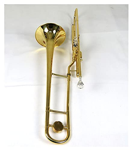 Ventilposaune State Key Slide Posaune Bass Posaune Kleine Schaft BB/Gold Messing Bell NEU