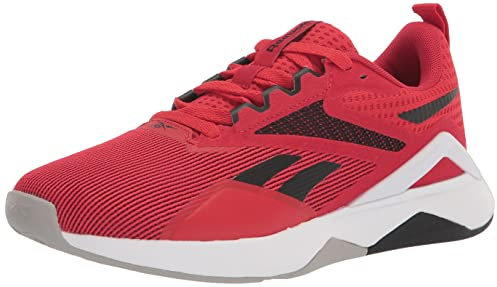 Reebok Herren Nanoflex TR 2.0 Cross Trainingsschuhe, Vector Red/Black/White, 42 EU