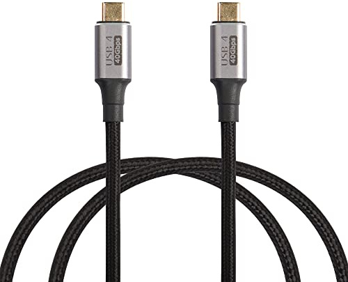 CERRXIAN Cavo da USB C a USB C 40 Gbps, cavo dati USB 4 Thunderbolt 3 da 3,3 m, supporto 100 W, ricarica rapida, video 8K, dati 40 Gbps, adatto per SSD esterni, EGPU, computer, telefoni cellulari, ecc