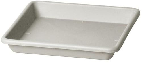 Decor Space Sottovaso Quadrato ''Quadro Basic'' per Fiori e Piante da Esterno (27 cm, Corda)