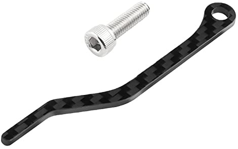 TEQIN Chain Catcher, Chain Guide Drop Catcher, Ultralight Carbon Fiber Chain Catcher Drop Keeper, Bicycle Chain Anti-Drop Stabilizer 1pc