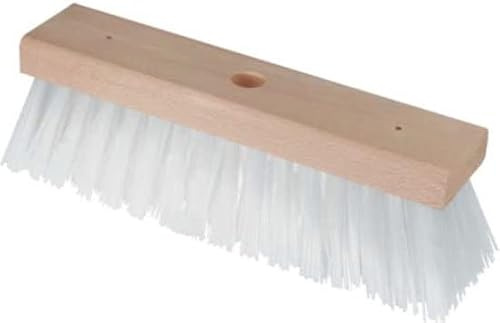 Excellent - Cepillo de escoba para exteriores (35 cm), color blanco