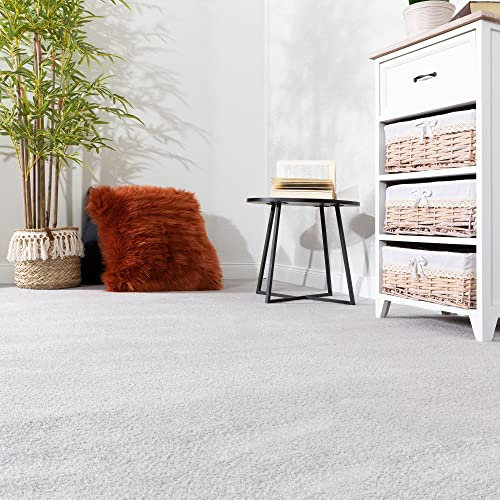Steffensmeier Teppichboden Ibiza | Auslegware | Kinderzimmer,Wohnzimmer,Schlafzimmer und Jugendzimmer | Grau, Größe: 200x500 cm
