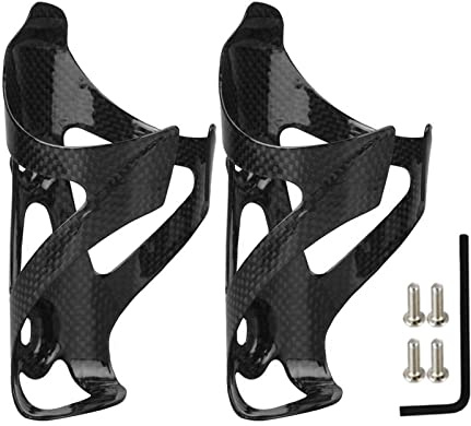Lixada Flaschenhalter Fahrrad Carbon, Leicht Wasserflaschenhalter, 3K UD Carbon Fahrrad Flaschenhalter, Trinkflaschenhalter Fahrrad für MTB & Rennrad, für Flaschen mit 70-74mm Durchmesser