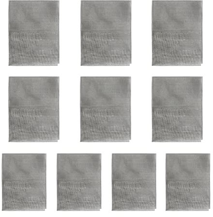 Iegefirm Treillis de Soudure en Plastique de 10 PièCes RenforçAnt L'éCran de Grillage D'Acier Inoxydable pour les RéParations Thermoplastiques, Kit de Soudure en Plastique