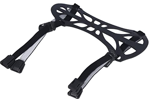 DAUZ Bogenschießen Unterarmschutz Belüfteter Armschutz Bogenschießen Langlebig Komfortabel Leicht 2 Verstellbare TPE-Gurte (Schwarz)