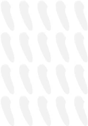 sourcing map Cubierta Protectora de Punta Cuchillo Plástico Blanco 100uds | Fundas Protectoras Cuchillos Mangas de Punta Hoja para Cocina