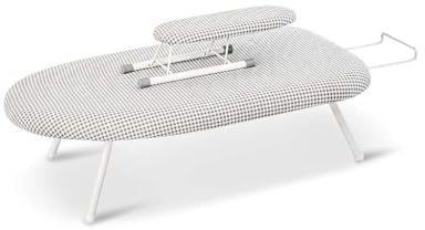 HACSYP Tabla de Planchar de sobremesa: Tabla telescópica, Estante de Planchado Plegable for Escritorio, solución práctica y Que Ahorra Espacio(B)