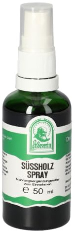 Süßholz Spray, Glycyrrhiza glabra L, Lakritzholz, Glycyrrhizin, Abführmittel bei Darmerkrankungen 50 Milliliter