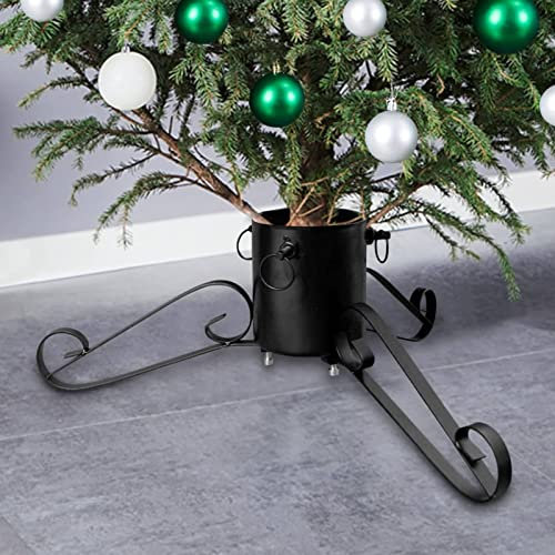 Sufrk Christbaumständer Schwarz 58x58x21 cm Weihnachtsbaum StäNder Tannenbaum Korb