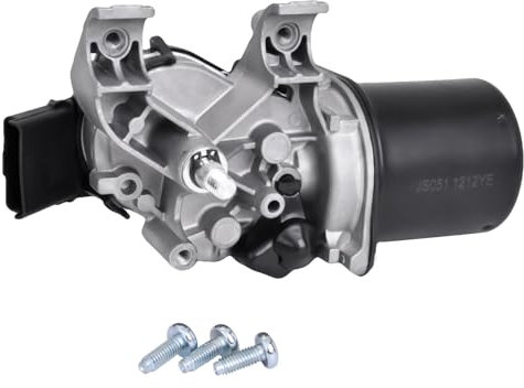 Dixhills Front Windscreen Wiper Motor Compatible with Clio III BR0/1 CR0/1 2005-2014 Grandtour 2008 - Van SB_ SR_ 2005 - Replacement for 7701061590 53567502 8200268931 579738