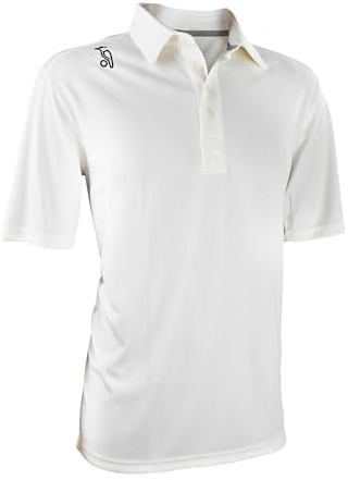 Kookaburra Elite Eco Cricket Shirt – Short Sleeve Match Shirt with Recycled Polyester, Staycool Tech, SP50+ Sun Protection & Stretch Fit – Regular Fit