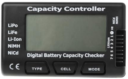 Eighosee RC Cellmeter 7 Digital Battery Capacity Checker Controller Tester Voltage for LiPo Life Li-Ion NiMH Nicd Cell Meter