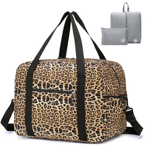 SPAHER Faltbare Reisetasche 40x30x25 Handgepäck Eurowings Handgepäck Tasche für Flugzeug Duffle Bag Wasserdicht Weekender Sporttasche Handtaschen Hospital Bag für Herren Damen mit Reise-Kulturbeutel