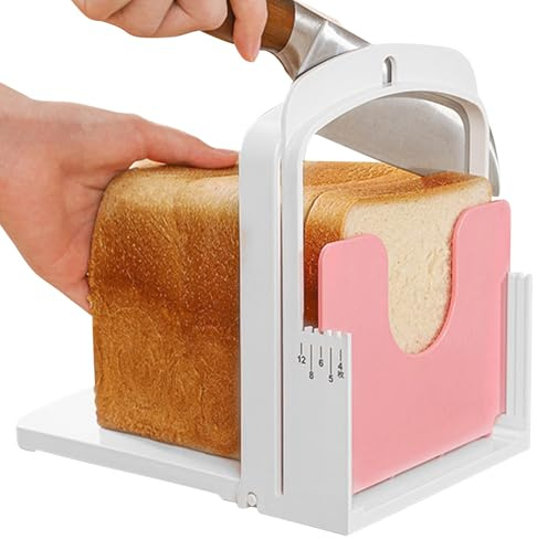 Bread Cutter | Manual Handhold Homemade Slicer for Cutting Bread - Kitchen Toast Slicing Tools, Baking Supplies for Cakes Sandwich Toast Roast