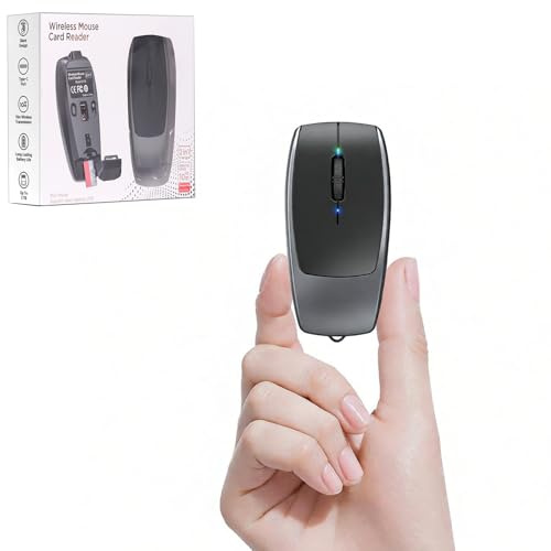 Souris Bluetooth sans Fil,Mini Compacte,Silencieuse Portable,Mise à Niveau pour insérer Une Carte TF deux-en-un Mouse,Rechargeable 1600dpi pour PC,Mac,Ordinateur Portable,Tablettes, Surface,Smartphone