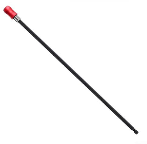 BlesConi Extension d'embout pour perceuse électrique, porte-embout magnétique de 635 mm avec long manche, compatible avec les outils à tige hexagonale de 6,35 mm, 350/400 mm