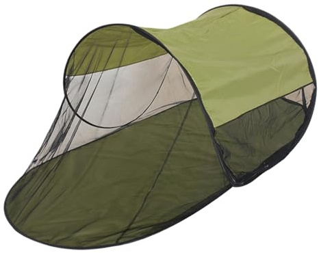 Tenda da campeggio traspirante a forma di barca, tenda da campeggio all'aperto per zanzare, tenda da lancio a mano, tende a maglie estese tenda pieghevole portatile durevole per il campeggio