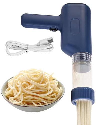 Máquina para hacer pasta manual - Prensa de eléctrica de mano, cortador de fideos con 6 moldes, herramienta para espaguetis | Hogar Cocina Restaurante Aparato de cocina para creación casera