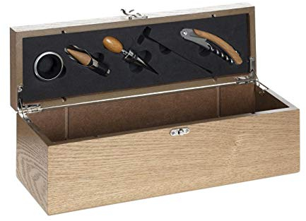Secret de Gourmet - Coffret Sommelier 5 Pièces Tire-bouchon Bouchons Découpe-capsule et autres accessoires