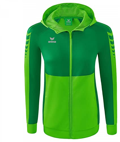 Erima Femme Six Wings capuche, green/émeraude, 34 EU
