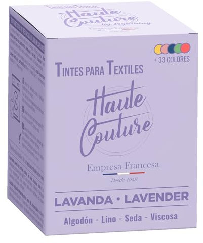 Haute Couture Violett Textilfarbe – 350g - ViolettLavendel – Alles-in-Einem – Fertig zur Anwendung für Kleidung und Stoffe