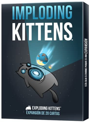 Exploding Kittens | Imploding Kittens | Expansion | Kortspel för kattälskare och explosioner | Från 7 år | 2–6 spelare | 15 minuter per spel | Svenska
