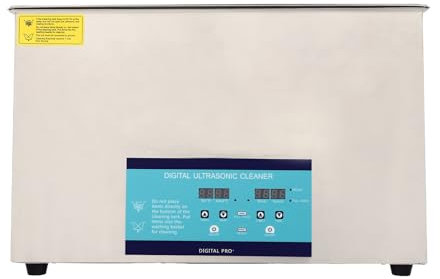 Ultrasonic Cleaner, 220V Professional Ultrasonic Cleaner, Desktop Placement Ultrasonic Cleaner with Degassing and Digital Timer, for Ring,Eyeglasses,Watchband,Coins,etc (30 L)