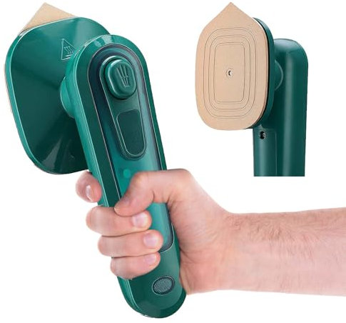 ieron Mini Steam Iron, Portable Travel Steam Iron, Fast Heat Up,110V Handheld Household Garment Steam Iron for Clothes Suitable for All Kinds of Clothes for Home and Office-UK Plug