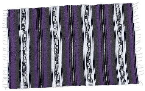 PRETYZOOM Blended Cape Decke mit Quaste Decken werfen Sofadecke Yoga-Essen Dekor gewebte Decke mexikanische Decke Bohemien schmücken Meditationskissen Yoga Matte Yoga-Decke