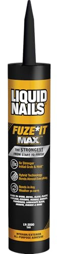 Liquid Nails Fuze It Max 9 oz. Interior/Exterior All Surface Construction Adhesive