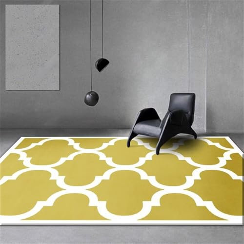 Kunsen 100X160CM Küche Teppich Waschbar Abstrakter Kurzhaar Wohnzimmer Korridor Hotel Dekoration Kinder Jungs Mehrfarbig Flickenteppich Groß